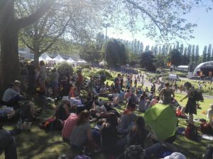 Der Sommergarten auf dem Kirchentag